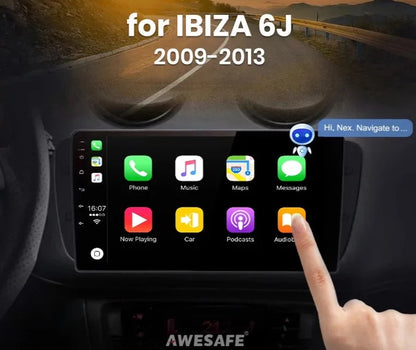 GPS pour Seat Ibiza 6j 2009 - 2013 Android Auto & CarPlay