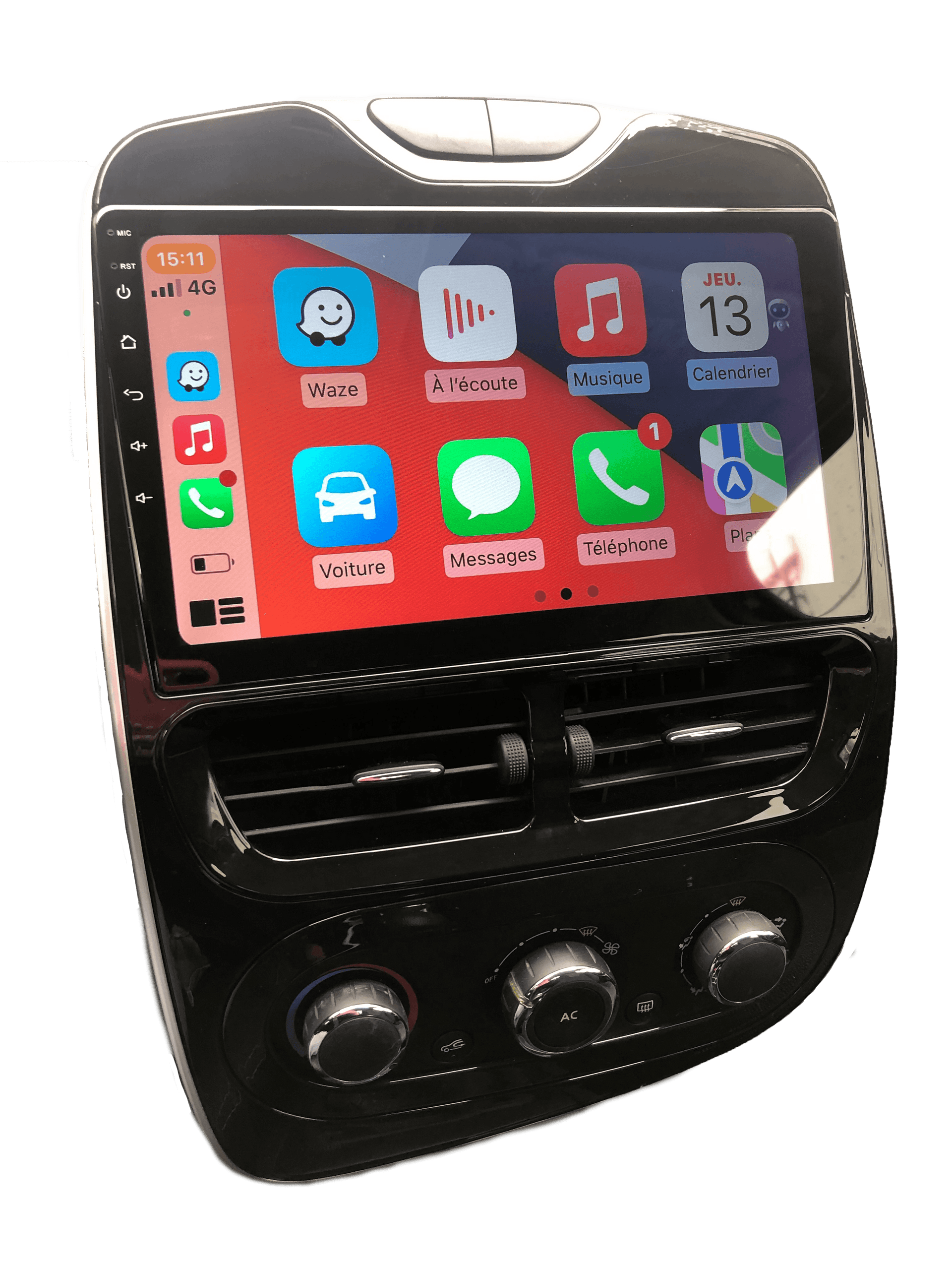 ADMLZQQ Autoradio Android 11 Avec Carplay Pour Renault Clio 4 2016-2019  Unité Principale Résolution 2000X1200 Écran Tactile 10.36'' Prise En Charge Android  Auto Navigation GPS Wifi RDS Bluetooth,M200s : : High-Tech